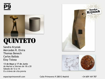 Exposición Quinteto. Galería P9. 2021