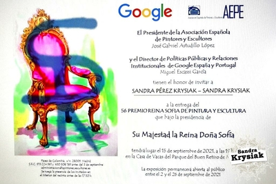 Invitación Exposición Casa de Vacas. 57º Premio Reina Sofía 2021