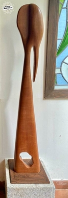 JAMS. Escultura en ukola finalizada. 2020