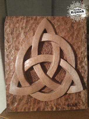 José Luis Barahona. Relieve en cedro. 2020