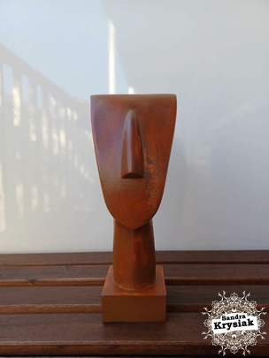 Talla en madera de tilo policromado. Nacho Ortiz.