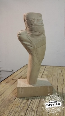 Pablo Guerreiro. Talla en tilo. En proceso. 2019