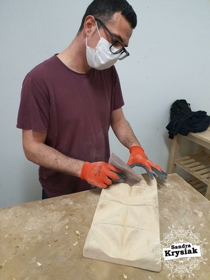 Marc. Relieve en madera de tilo.