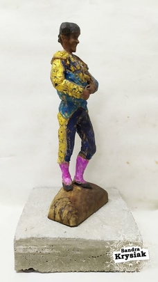 Escultura de Torero policromado