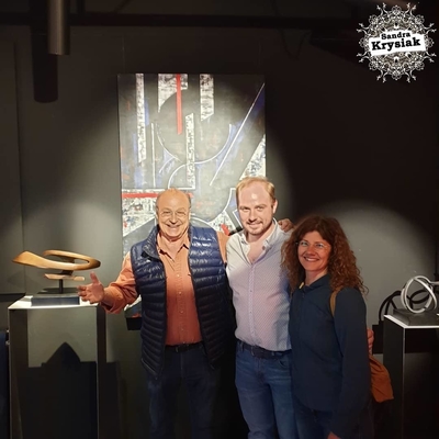 Exposión galería P-9. Escultor Jesús del Peso. 2019