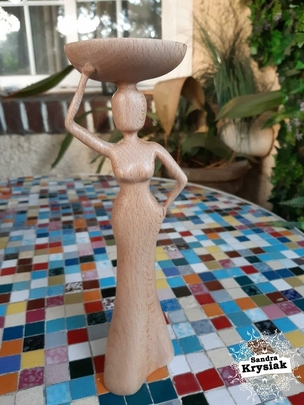 Fernando González. Escultura de talla en haya. 2019