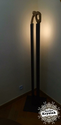 Pablo Guerreiro. Escultura en madera y hierro. 2019